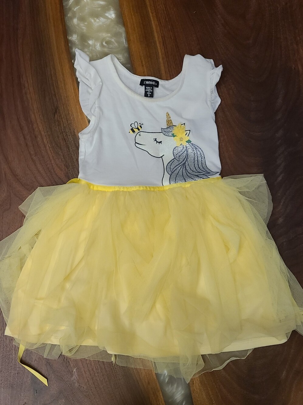 Zunie Girl's Tutu Unicorn Dress Size 5